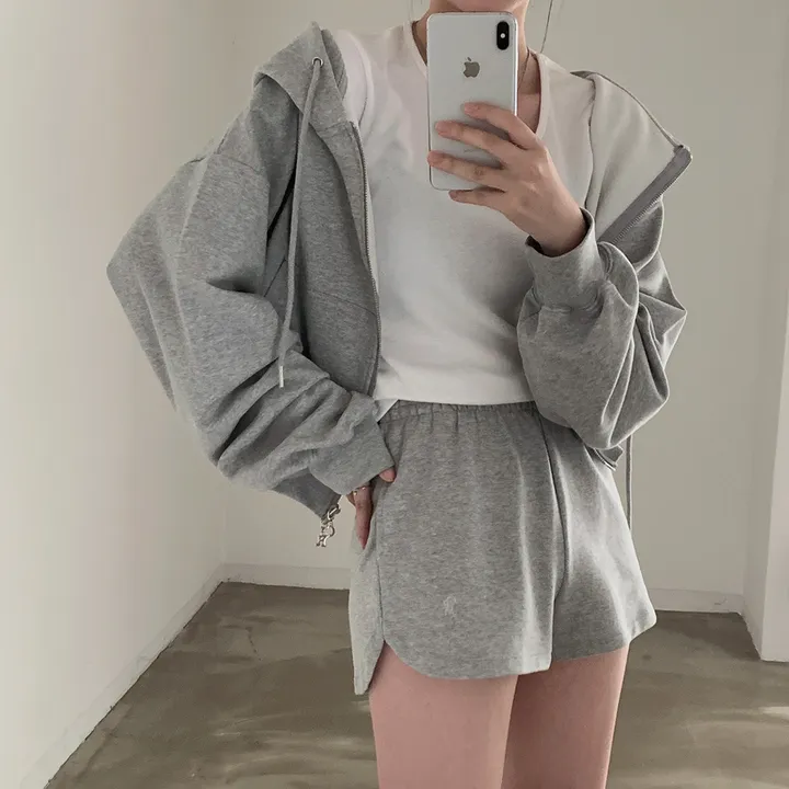 [💖후기극찬/봄,가을교복💖]  자체제작 #크치Made 꿈에 나온 핏, 사계절 입는 크롭 투웨이 후드집업 - zipup : 봄,봄아우터,봄자켓,가을,가을아우터 상세 이미지 41
