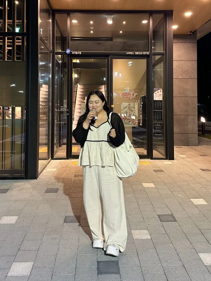 여름 뷔스티에 세트 와이드 팬츠 플레어 뷔스티에 아방핏 데이트룩 추천 상세 이미지 19