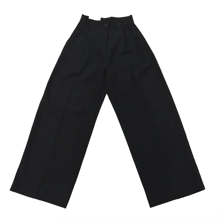 [4계절템/숏,롱/~2XL] 올리브유 메가 통 와이드 더블 핀턱 사계절 슬랙스 상세 이미지 75