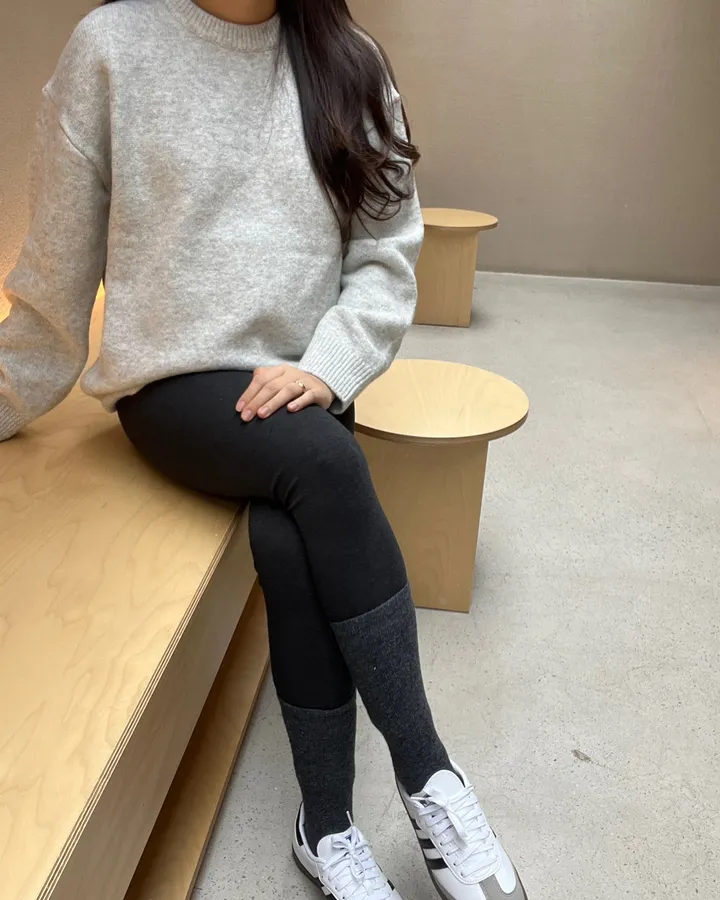 [​임부복] 40수면 쫀쫀 임산부 레깅스 기모추가 상세 이미지 23
