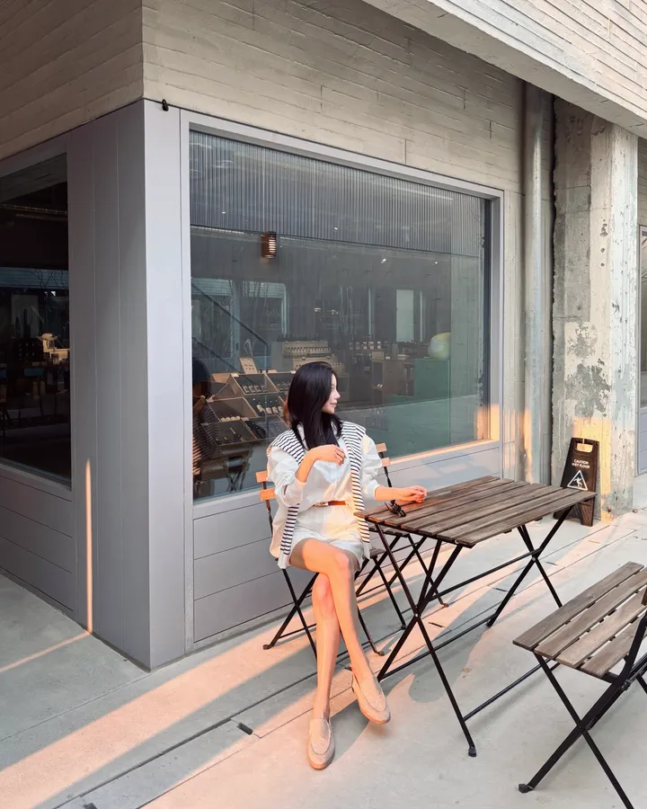 초이 린넨 루즈핏 셔츠 숄 가디건 팬츠 set (수입)-셔츠,숄,팬츠,벨트포함세트 상세 이미지 6