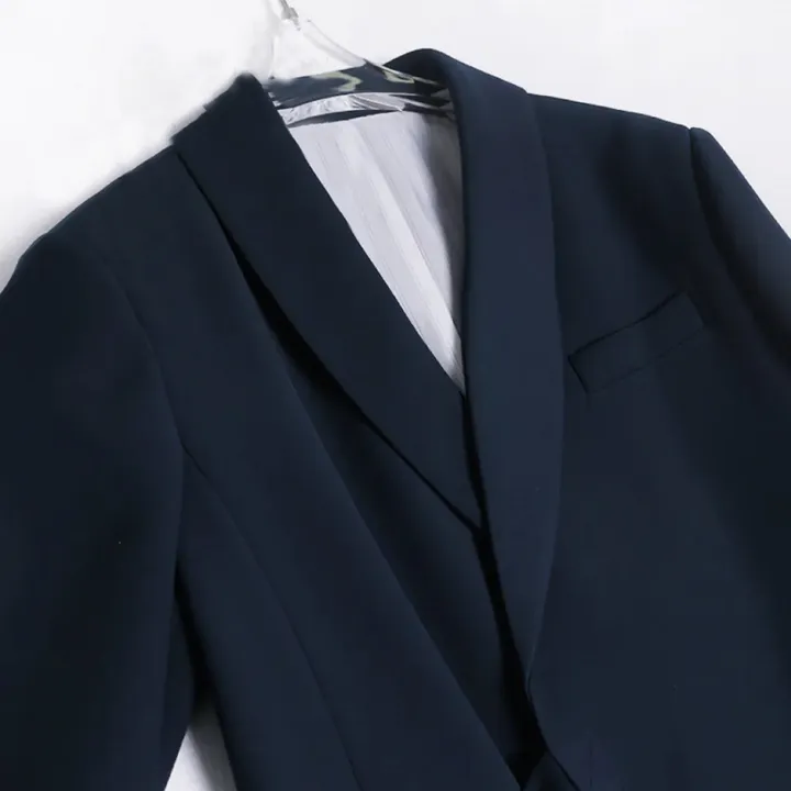 슬림핏 정장 투피스 블레이져 셋업 세트 S-XL 와이드 슬랙스 팬츠 와이드핏 5color 상세 이미지 22