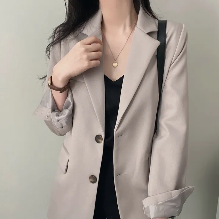 당일발송 (어깨패드없는 네추럴핏) 봄가을 소매트임 고퀄 베이직 자켓 상세 이미지 34