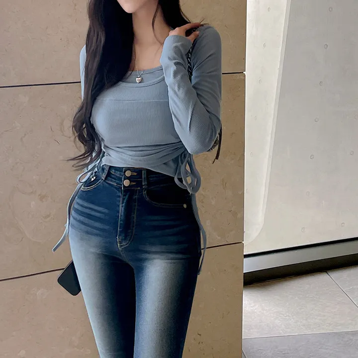 +영상핏[허리쏙MADE/기본or롱] 리얼 마네킹 허리쏙 투버튼 워싱 부츠컷팬츠 부츠컷데님 보정청바지 인생청바지 홀리허리쏙 S,M,L 상세 이미지 59