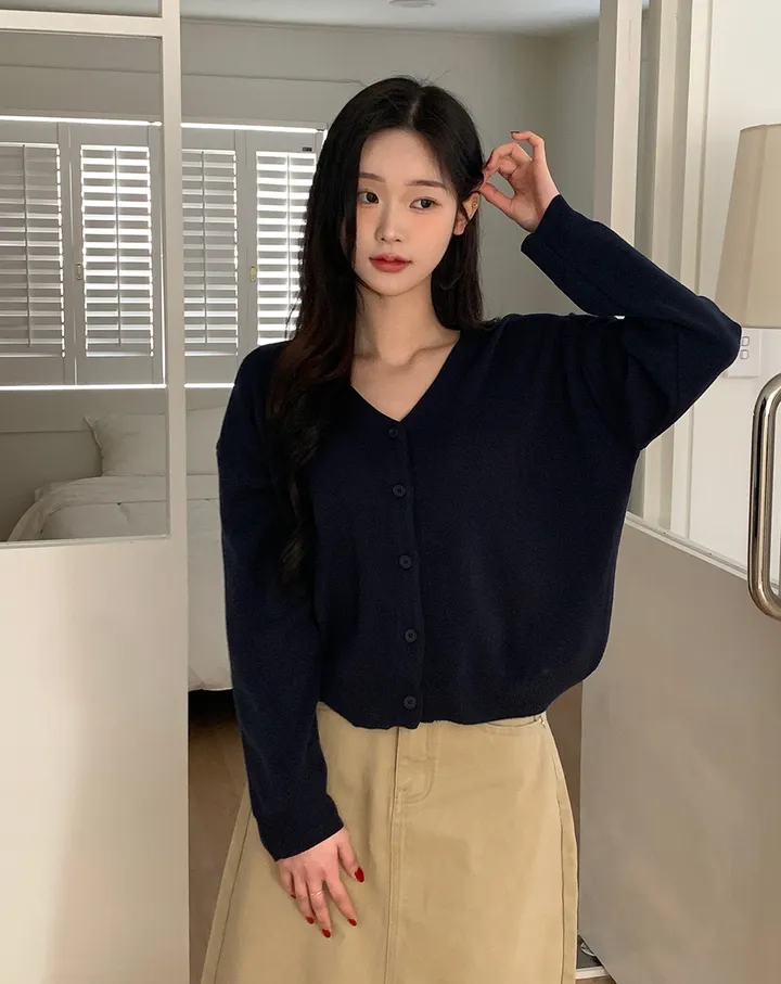 [예쁜여유핏/11colෆ] 다온 브이넥 루즈핏 긴팔 가디건 11colors 상세 이미지 34