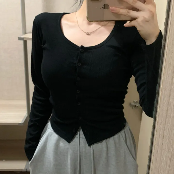 *[-3kg]슬림핏 가디건 티셔츠 상세 이미지 7