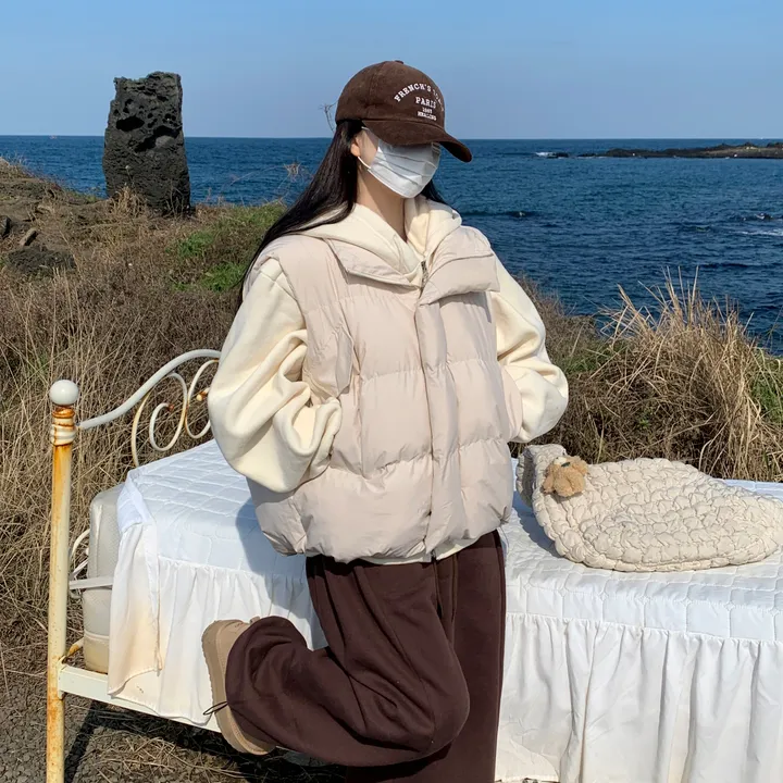봄버전 추가🌸[made/숏&롱] #자스민벨 시그널 벌룬 밴딩 절개 롱와이드 하이웨스트 투웨이 스트링 트레이닝 조거팬츠 키작녀 키큰녀 빅사이즈 봄 사계절 팬츠 상세 이미지 10