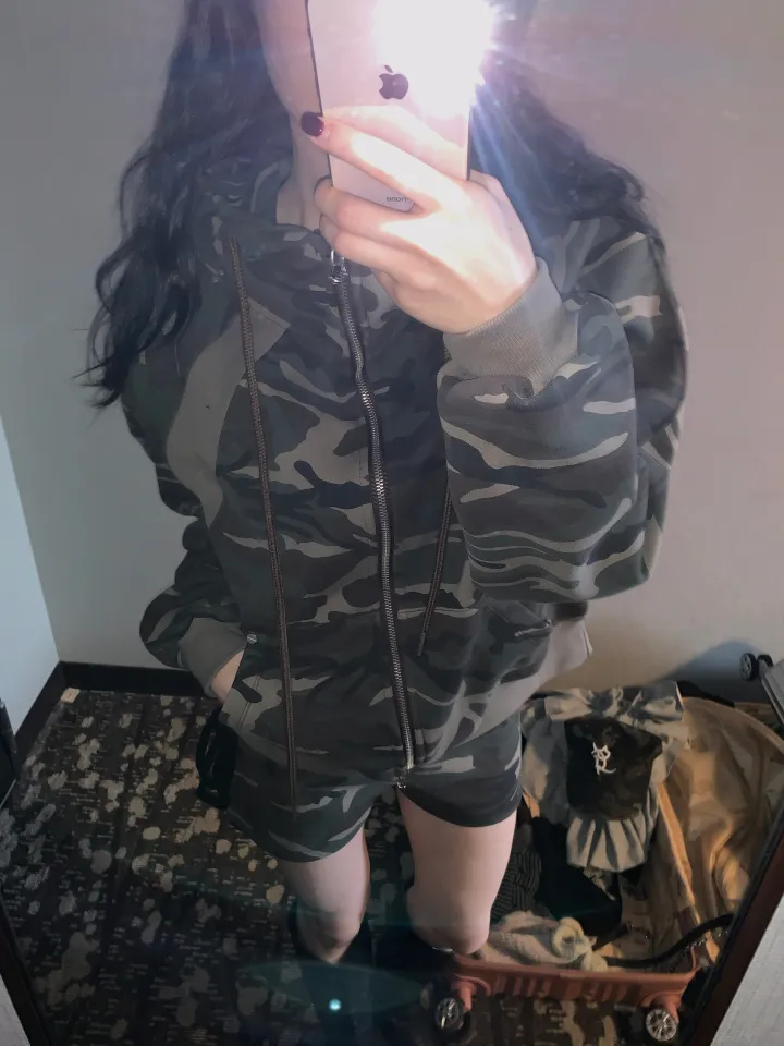 시니컬 카모 사선절개 후디zp 🪽🖤(기모) 상세 이미지 9
