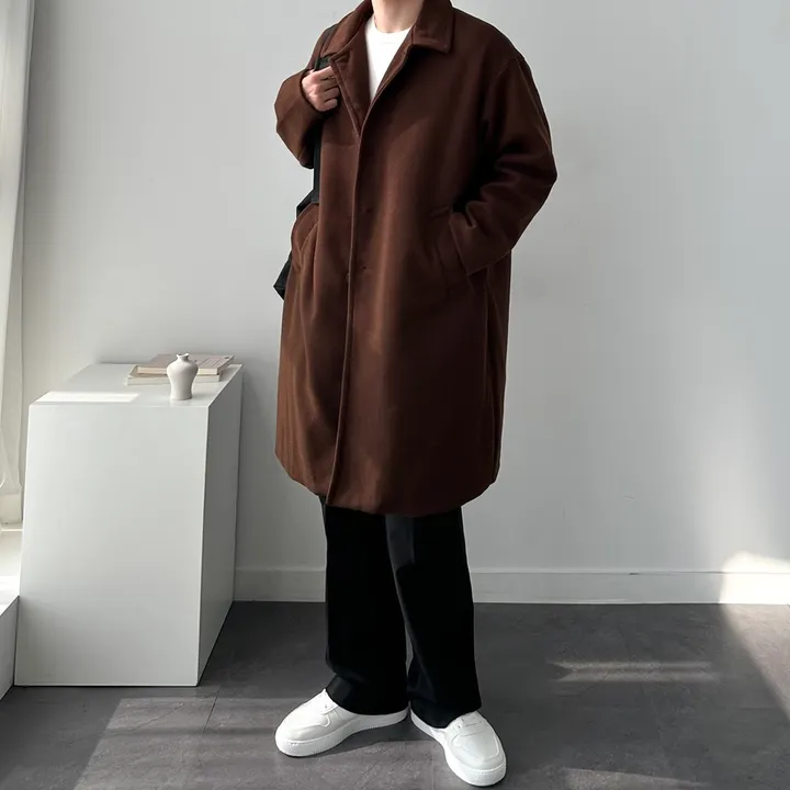 오버핏 발마칸 코트 미니멀 빅사이즈 아우터 오버핏발마칸코트 상세 이미지 7