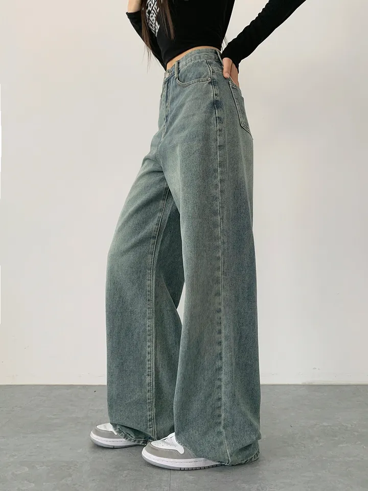 (숏,기본,롱/~XL)[사계절 인생데님,후기극찬🖤6color*사계절,스탠다드핏! 워싱 하이웨스트 데일리데님팬츠] 로키워싱스탠다드데님 상세 이미지 15