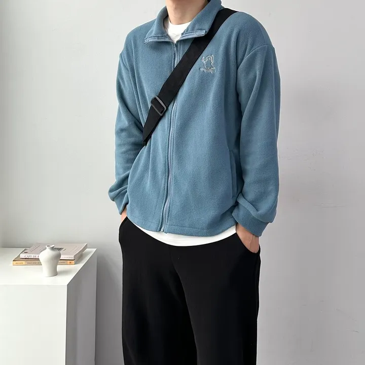 남녀공용 플리스 집업 자켓 후리스 점퍼 아우터 자켓 리틀고스트플리스자켓 상세 이미지 35