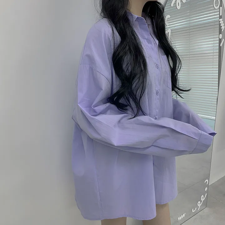 [❤주문폭주❤/빅사이즈] 남친셔츠 오버핏 롱 남방 6colors 상세 이미지 25