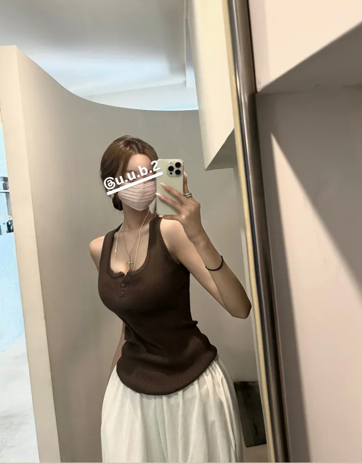 [승모근소멸!/핏보장] 여리단추 얄포롬 니트나시 상세 이미지 8