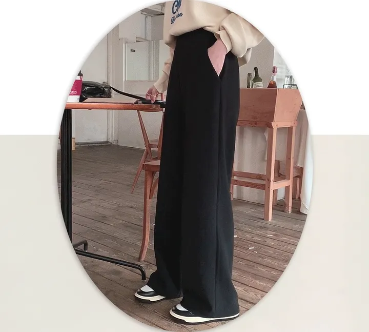 [S~2XL/완전편한,날씬핏와이드♥](기획) 쫀득세미와이드SL 상세 이미지 4