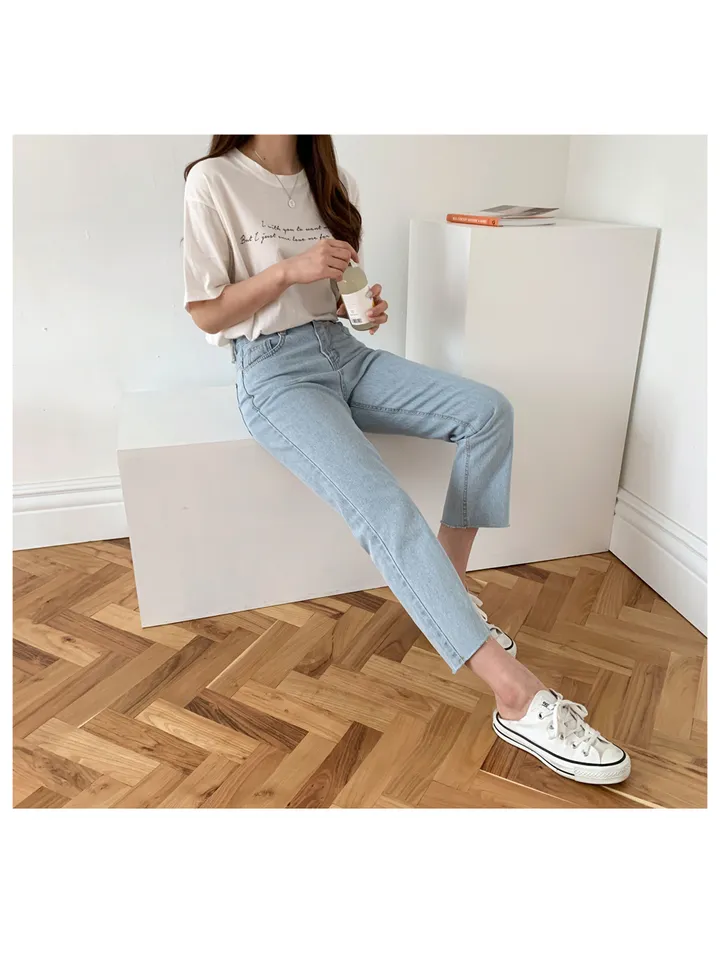 '당일발송'[landmade]인생핏키작녀썸머데님일자팬츠 (2color)'S-XL사이즈' 상세 이미지 18