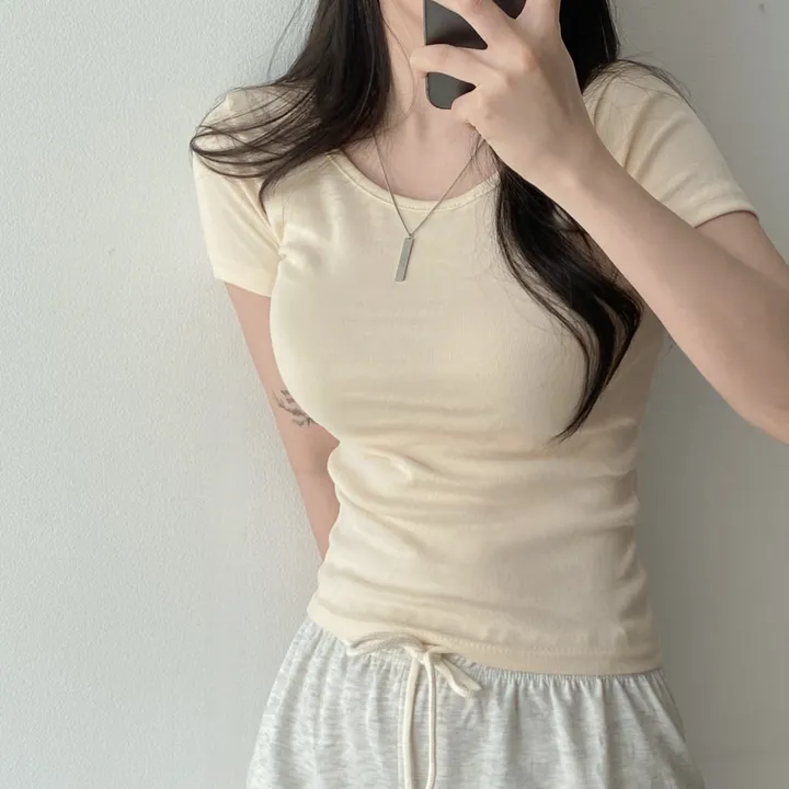 [11color/인생반팔] 코튼 데일리 부드러운 무지 라운드 반팔 기본 티셔츠 - 11color 상세 이미지 11