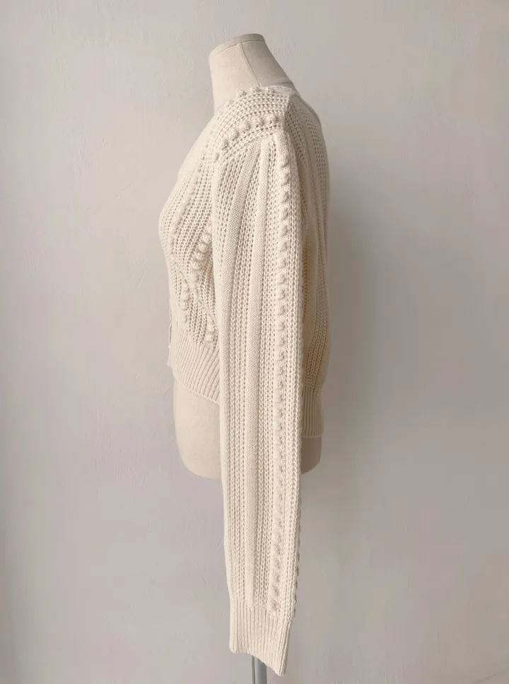 티에르 꽈배기 진주 가디건 상세 이미지 36