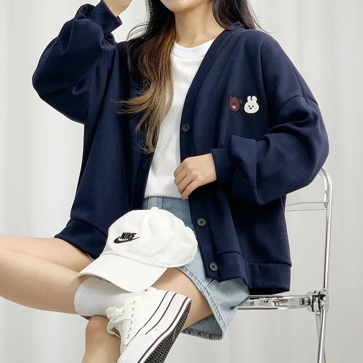 🌸봄신상/오버핏🌸 베스트 가디건 모음전 ✔ 오버핏가디건 니트가디건 학생가디건 교복가디건 스쿨룩가디건 캐릭터 빅사이즈 아우터  봄 봄옷 봄가디건 크롭가디건 롱가디건 봄아우터 상세 이미지 84