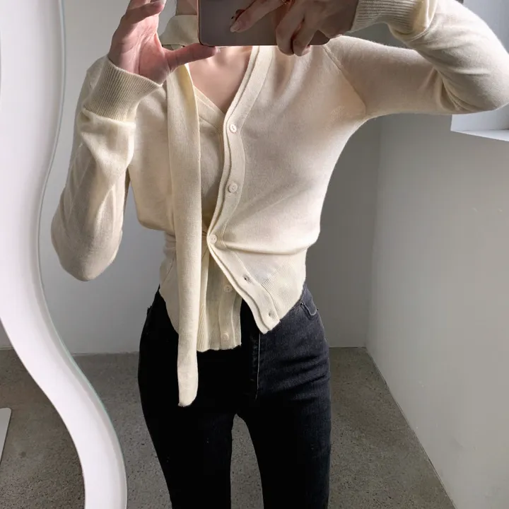 타이SET 랩 가디건 상세 이미지 9