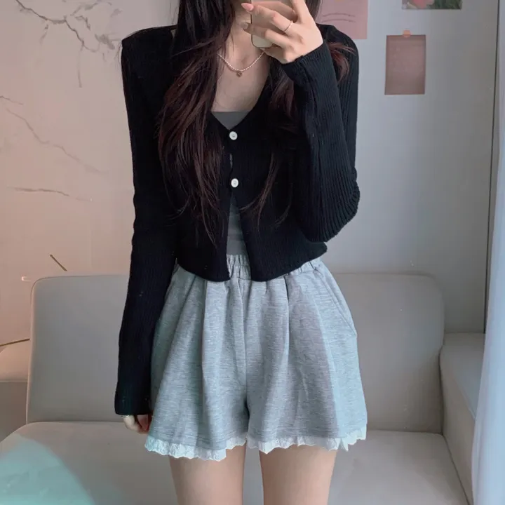 [반팔&긴팔 ver.] 💞꼬옥 소장 - 4계절 내내 활용! 데잇 투버튼 골지 가디건 상세 이미지 42