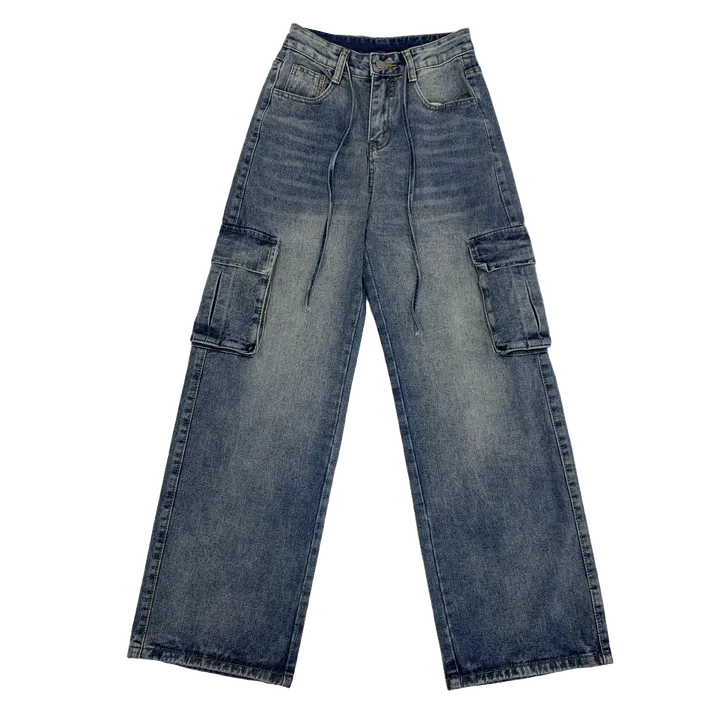 vintage strap wide cargo pants [ 빈티지 스트랩 카고 와이드 데님 팬츠 ] 상세 이미지 19