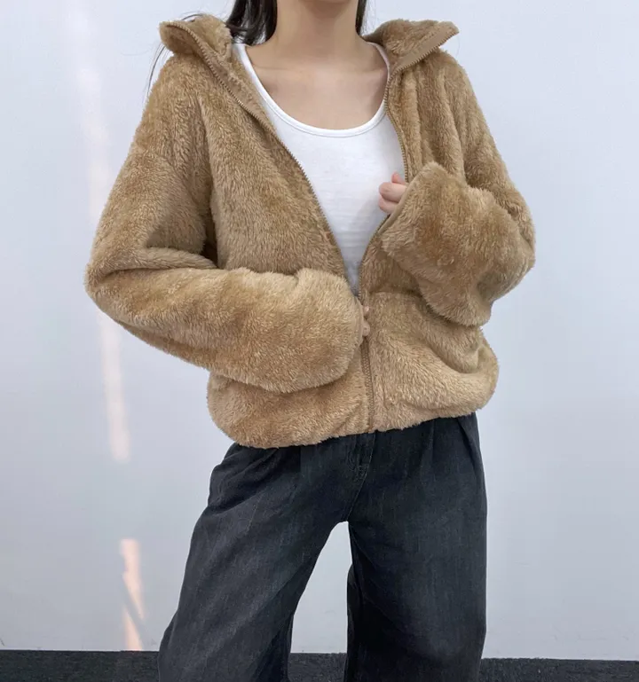 *부들양털후리스 3 SIZE * 후리스 가을 겨울 양털 오버핏 플리스 뽀글이 극세사 홈웨어 아우터 커플템 상세 이미지 34
