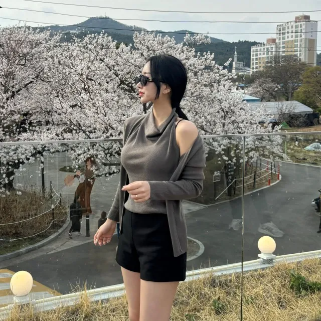 [주말특가,여름 버전출시❤️‍🔥 ] 여리 홀터 나시 니트 봄여름 가디건 상세 이미지 12