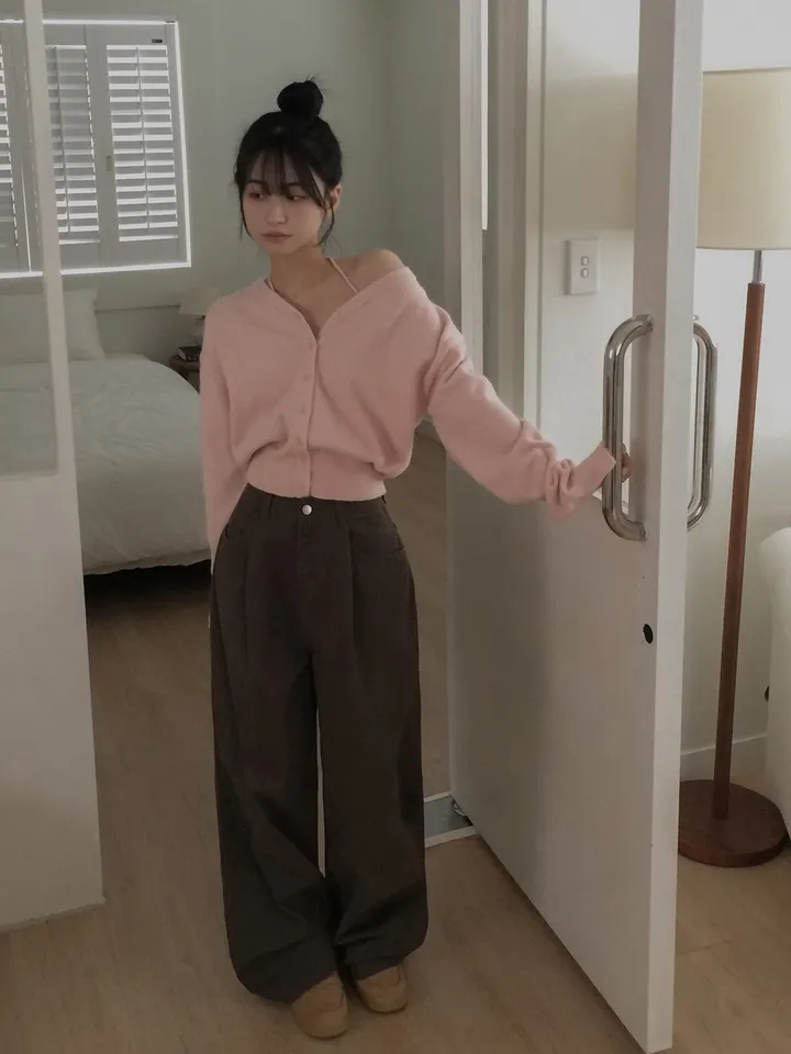 +영상[핏강추🤎] 틴츠 핀턱 코튼 와이드핏 롱 팬츠 3colors 상세 이미지 54