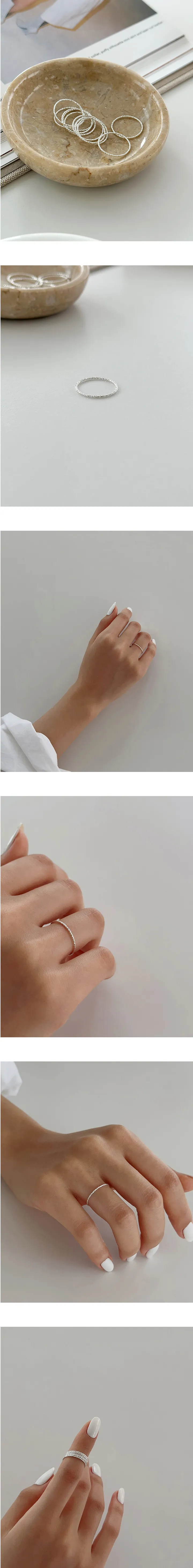 실버 925 베이직 기본 실반지 레이어드 포인트링 상세 이미지 24