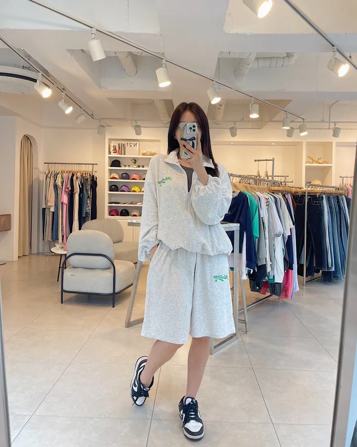 멜로우 테리 타올지 집업점퍼 4color 상세 이미지 6