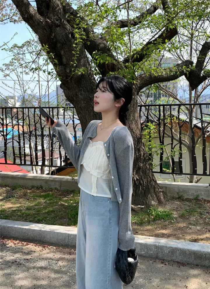 [린넨]한스 크롭 골지가디건*일주일 소요됩니다 상세 이미지 28