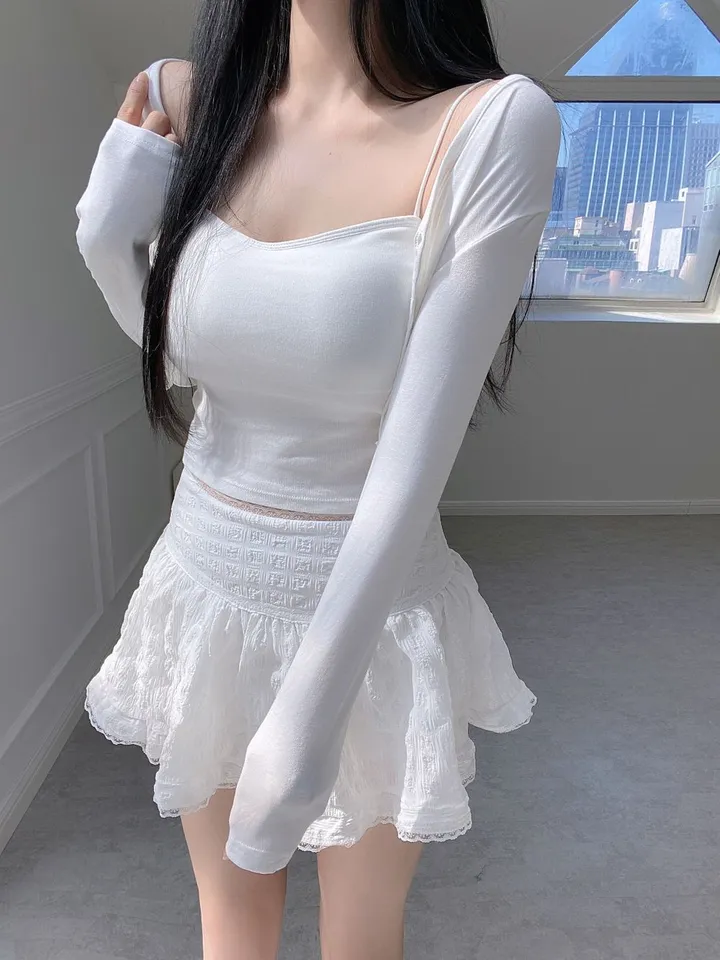 [당일출고]부들부들 스판 브이넥 데이지 크롭 단추 가디건 4컬러 상세 이미지 10