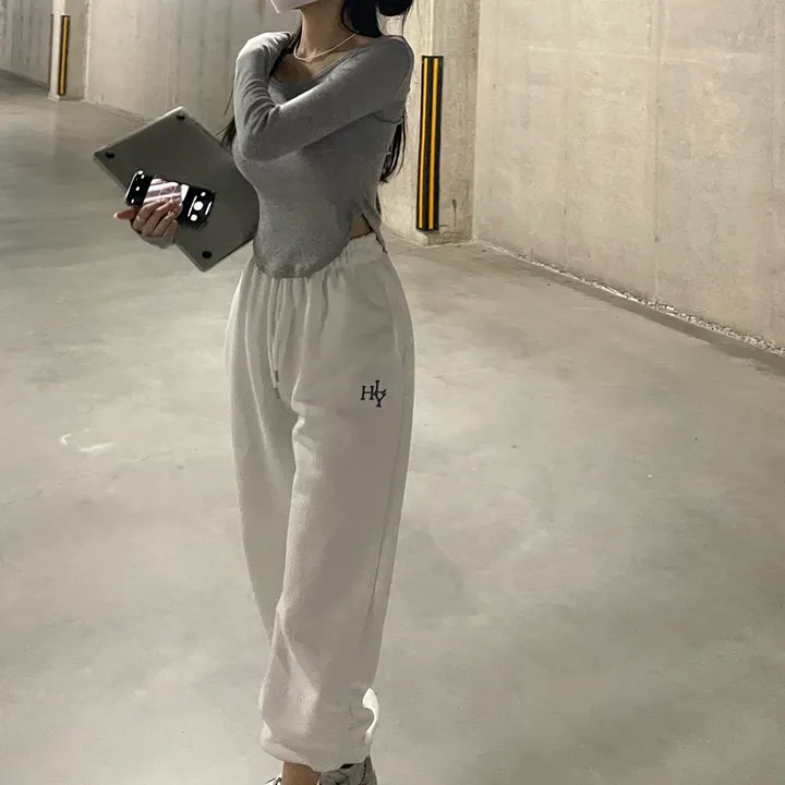 [8color/MADE] 하이퀄리티 웨하스 탄탄 와이드 조거팬츠 봄트레이닝 상세 이미지 33