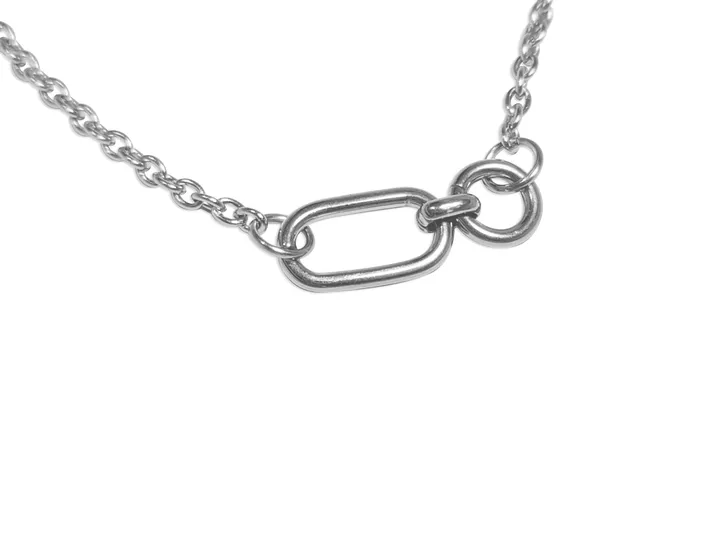 🖤Unique Big Chain Unbalance Necklace🖤 / 유니크 빅체인 언발 목걸이 자체제작 Y2K 여름 데일리 써지컬 체인 기념일 생일선물 핸드메이드 상세 이미지 5