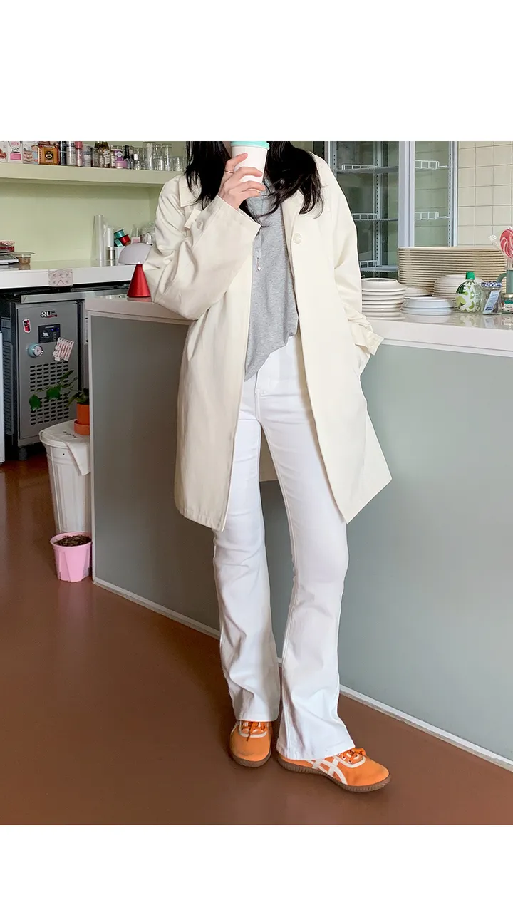 [간절기필수!베이직한♥]밀스래글런하프트렌치CT 상세 이미지 22