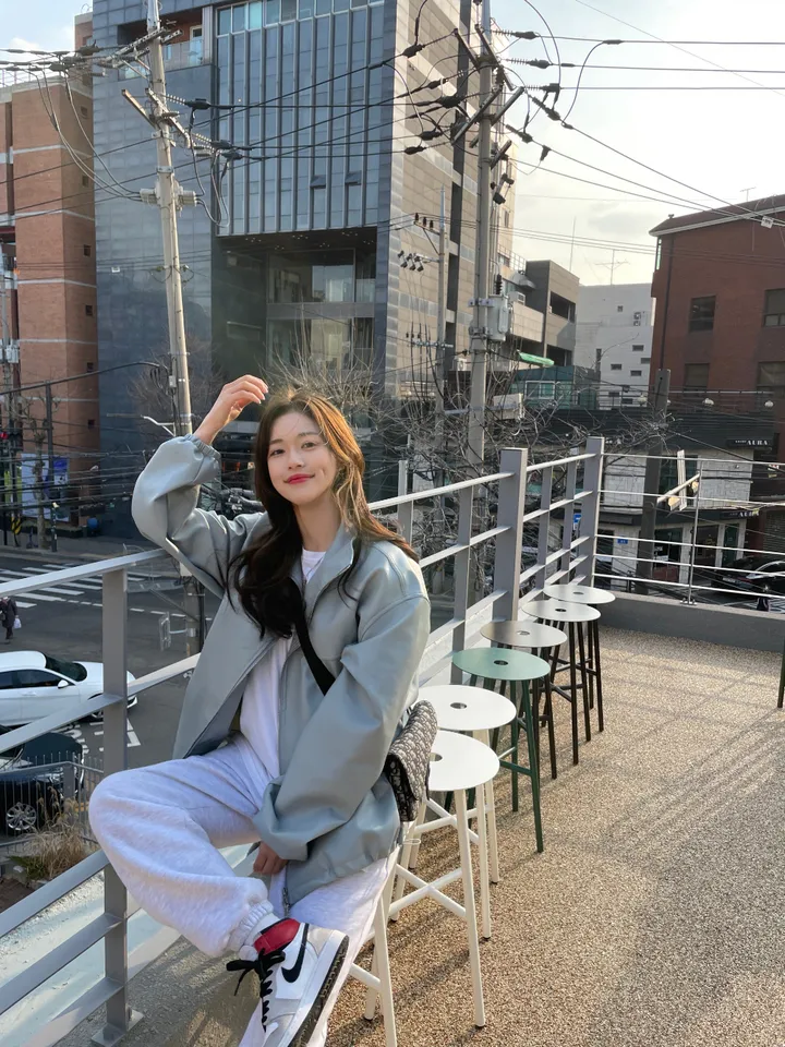 [주문폭주/MADE] 남녀공용 로제 오버핏 레더자켓 상세 이미지 129
