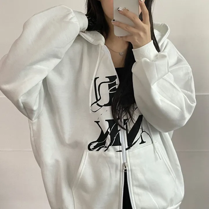 (기모선택/국내)Punk Two way Hooded zip-up - 3color 상세 이미지 38