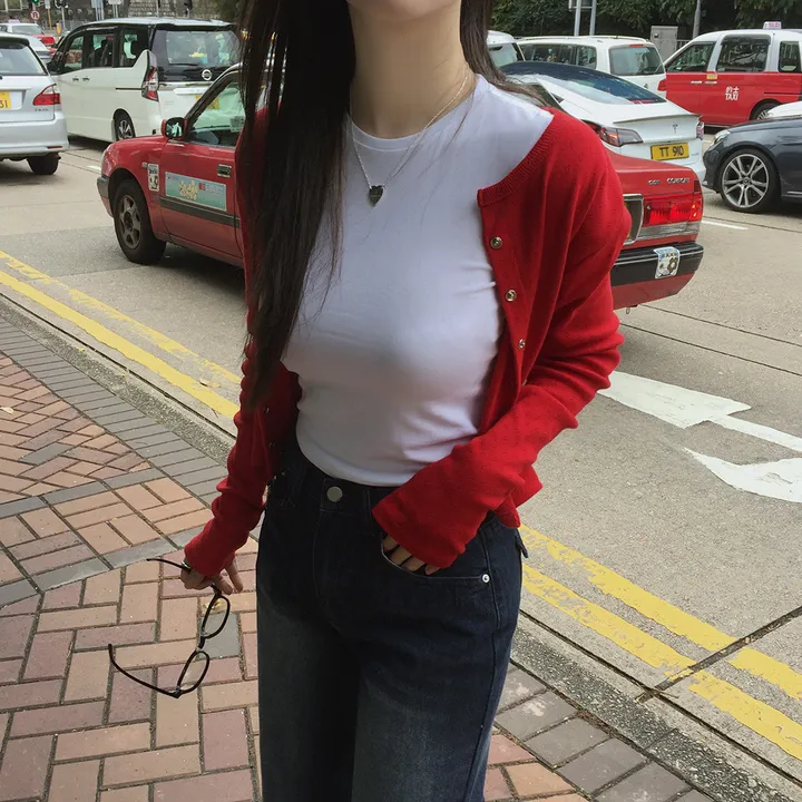 [✨주문폭주✨] 자체제작 크치made 애플 펀칭 아일렛 긴팔 가디건 - cd 상세 이미지 30