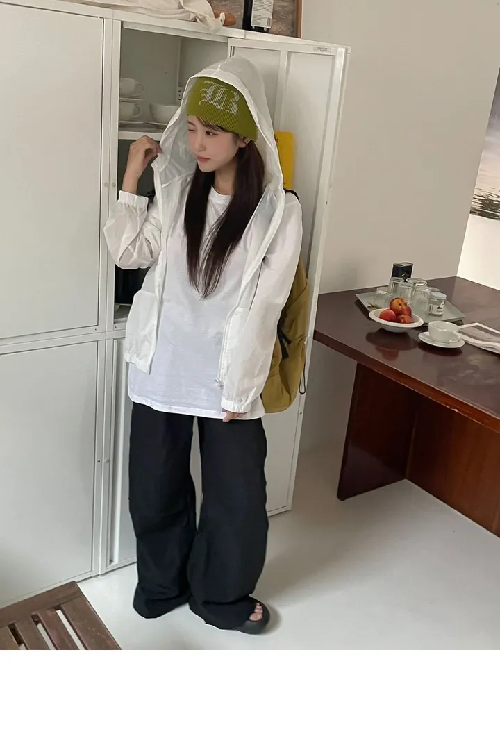 [🔥반응폭주/살안타템/휘뚜루~]샐리 고프코어 후드 바람막이 윈드 브레이커 점퍼 상세 이미지 17