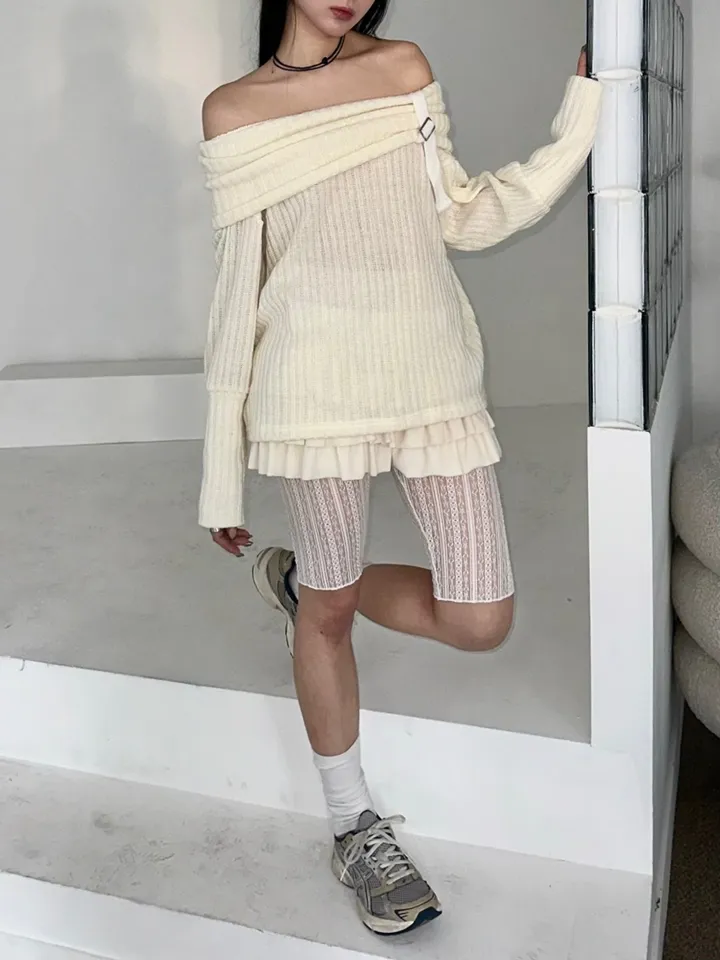 [5부st] pippi lace slim layered shorts leggings / 삐삐 레이스 슬림 레이어드 쇼츠 레깅스 상세 이미지 8
