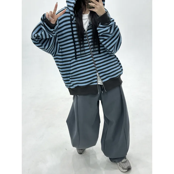 기모선택❤️[UNISEX/소장추천!/6color!]데이유 비죠 스냅 버튼 포인트 루즈 와이드 벌룬 트레이닝 팬츠(3-5일 여유주문) 상세 이미지 36