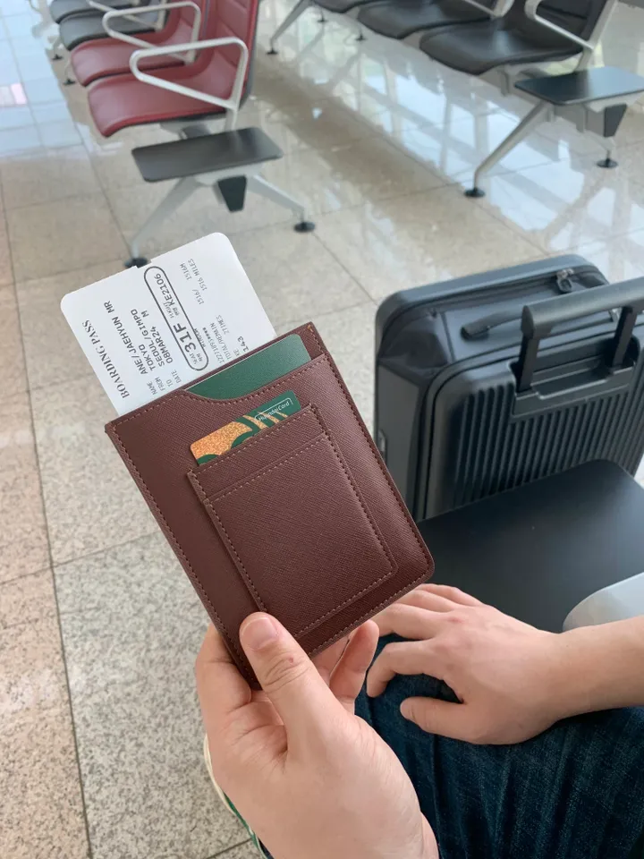 여권케이스 해외여행지갑 안티스키밍 RFID 차단 해킹방지 슬리브형 커플여권케이스 우정템 커플템 상세 이미지 16
