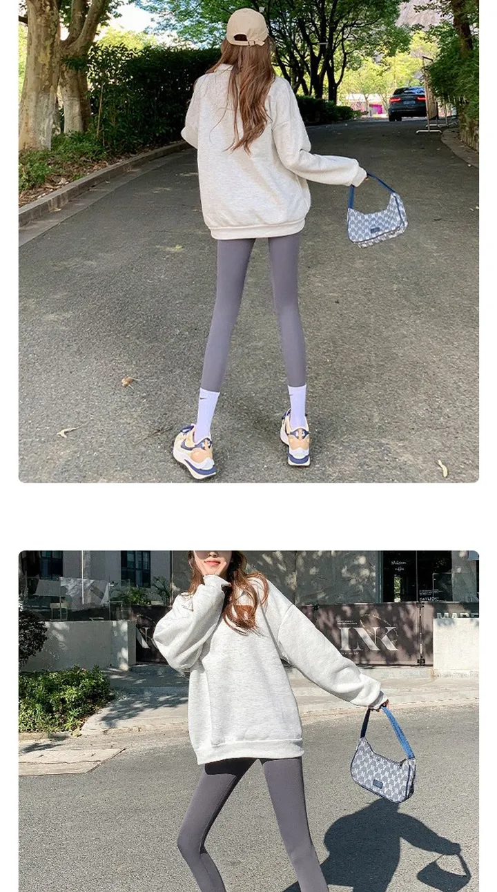 아모르주 더데일리 9부 레깅스 2장세트 여자 요가 요가복 헬스 빅사이즈 운동 바지 상세 이미지 12