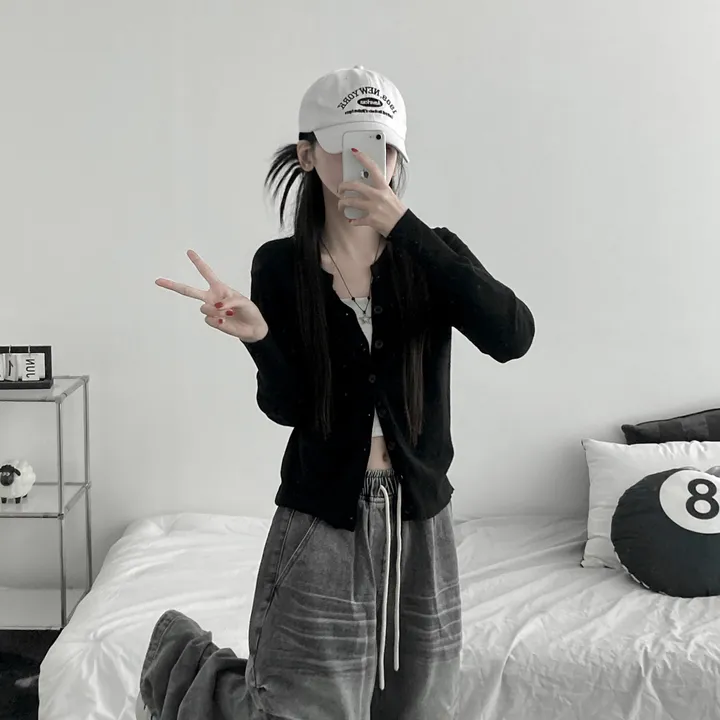 [부드러워요] soft cropped daily cd [ 소프트 크롭 데일리 기본 긴팔 가디건 ] 상세 이미지 11