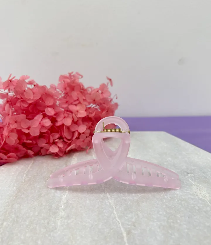 🌷집게핀증정/당일🌷 집게핀 봄 여름 13cm  투명 오로라 꼬임 사각 리본 유광 실버 하이틴 빅사이즈 꽃 반머리 묶음 헤어핀 머리핀 왕집게핀 헤어집게핀 헤어 집게삔 상세 이미지 152