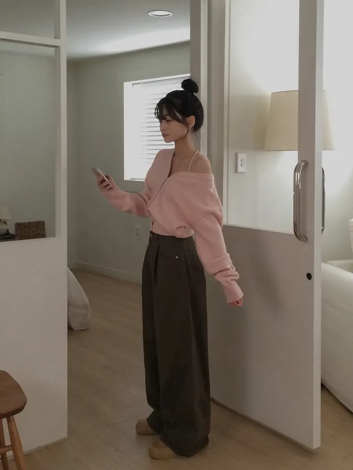 +영상[핏강추🤎] 틴츠 핀턱 코튼 와이드핏 롱 팬츠 3colors 상세 이미지 32