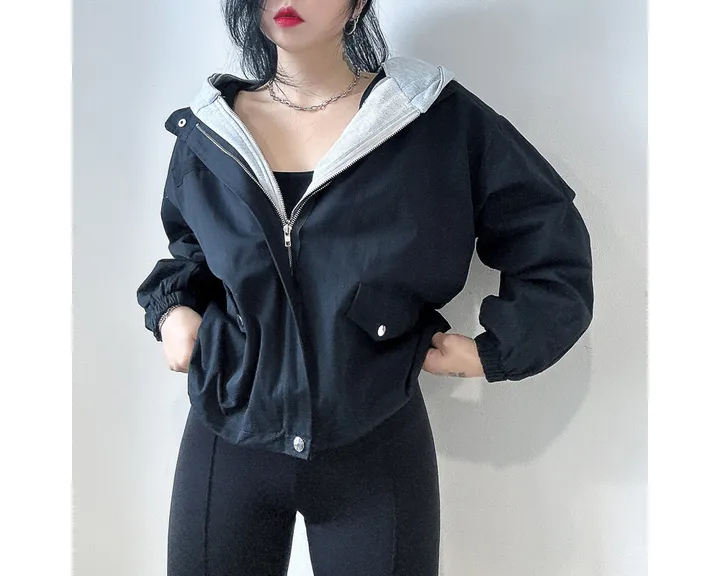 (후드탈부착) 스트링 오버핏 야상 점퍼 상세 이미지 25