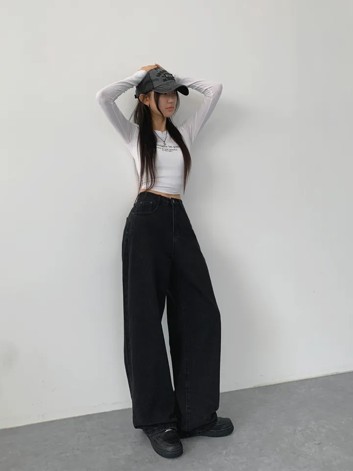 (숏,기본,롱/~XL)[사계절 인생데님,후기극찬🖤6color*사계절,스탠다드핏! 워싱 하이웨스트 데일리데님팬츠] 로키워싱스탠다드데님 상세 이미지 56