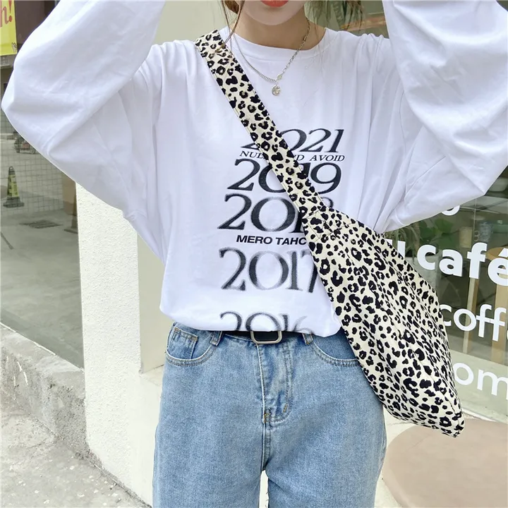 🥰당일출고✅ 에코백🎀 가벼운가방 데일리백 보조가방 산책가방 숄더백 시장가방 장바구니 쇼퍼백 비치백 대학생 캐주얼 빈티지 쇼핑백 대용량 숙녀용 레퍼드 크로스백2 상세 이미지 10