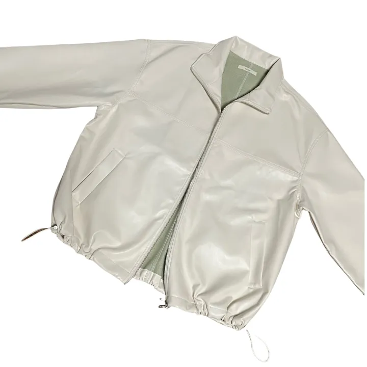 balloon leather jacket! 2col 상세 이미지 21